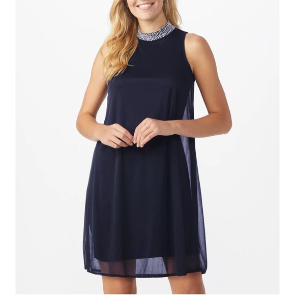 Tiana B. Dresses & Skirts - NWT Tiana B  A-line Dress With Beaded Neck